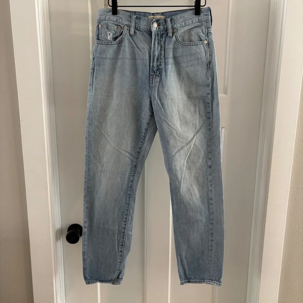 Madewell The Perfect Vintage Jean Light Wash Denim High Rise Straight Women's 27